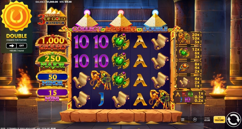3 Pyramids of Gold