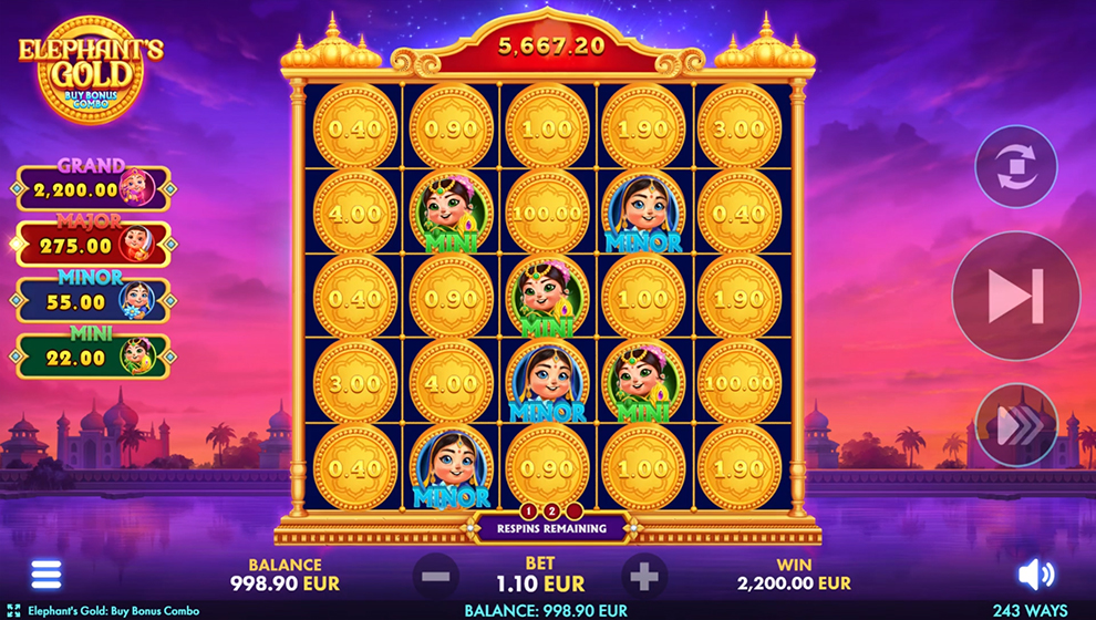 Elephant's Gold Bonus Combo