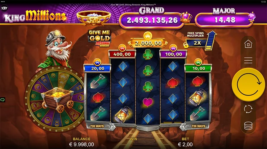 Give Me Gold Rising Rewards King Millions